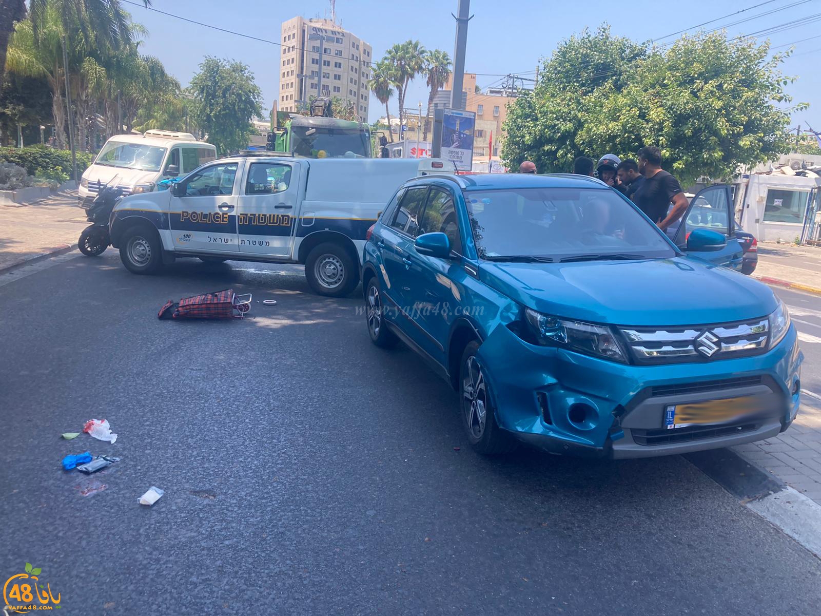 يافا: اصابة حرجة لمسنّة اثر تعرضها لحادث دهس 